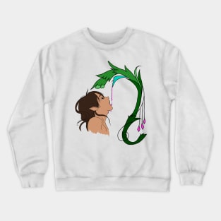 Copy of Elf drinking from a flower Crewneck Sweatshirt